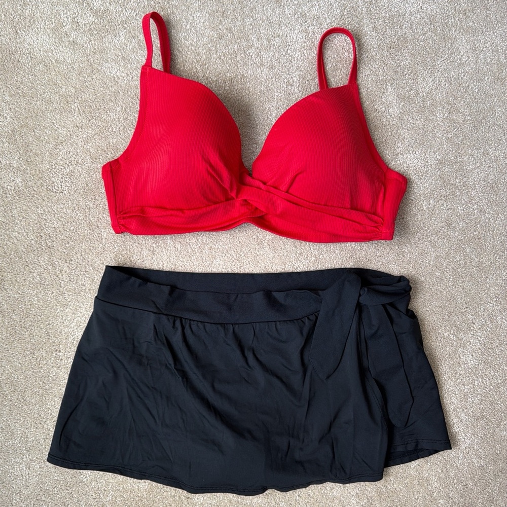 Swimsuit set, skirt & bra